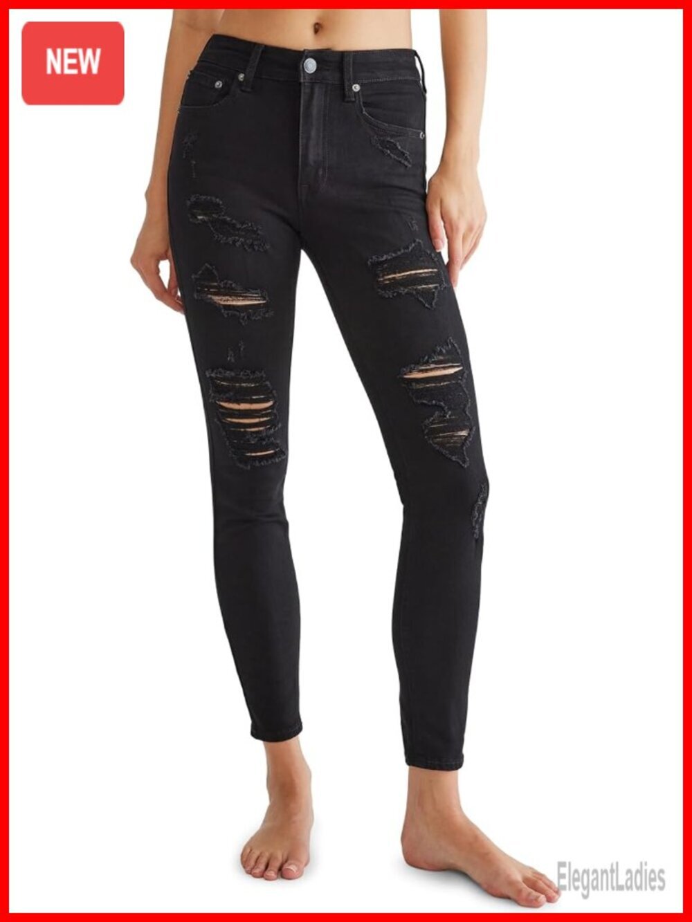 High Waisted Jegging with 4-Way Stretch Denim
